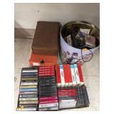 Cassette Tapes & 8 Tracks Lot