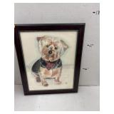 Framed Signed Drawing
