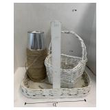 Baskets and Metal Buckets