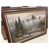 Framed Signed Painting on canvas