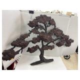 Cast Metal Tree Wall Decor