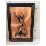 PETER FRIEDLING STUDIO AMERICAN FIREMAN COPPER
