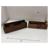 2 Vintage Cheese Boxes & Contents