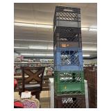Vintage Stackable Milk Crates