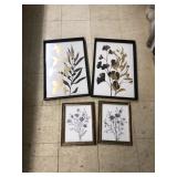 2 Sets Botanical Wall Art