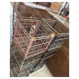 12 cnt Vintage Metal Steel Wire Milk Crate