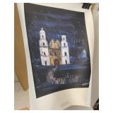 Fiesta at San Xavier Mission Print