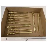 10cnt Metal Pineapple Letter Openers