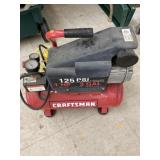 Craftsman 125 PSI, 1HP, 3 Gal air compressor