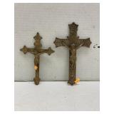 Metal crucifix wall hangings
