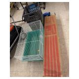 Cafe, Crates, Fluorescent Bulbs
