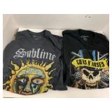 Guns Nï¿½ Roses Shirt and Sublime Shirt