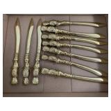10cnt Metal Pineapple Letter Openers