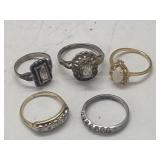 Jewelry - Rings -  1 marked 14kt - 1 marked
