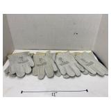 4- pr. Leather gloves