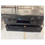 JVC VHS & Technics AV Control Stereo Receiver