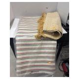 Woven Carpet & Material Lot