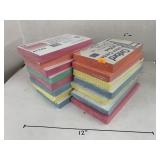 Colored index cards