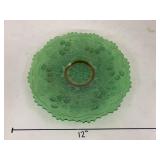 Green Glass Dish