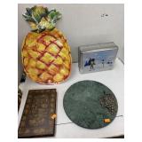 Book Decor, Heavy Grape Tray, misc