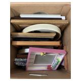 Box of Wall Decor and Picture Frames