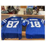 Indy Colts Jerseys- Manning & Wayne