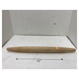 Wooden tapered rolling pin