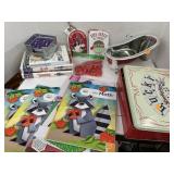 VHS, Math booklets, misc