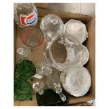 Green Glass, Pitcher, Glass Bells, Misc