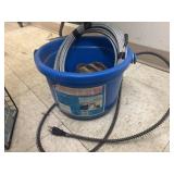 Heated Electric Bucket, Pulley, Cable Lot