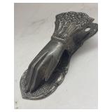ANTIQUE ART LADY RING HAND DESK PAPER BILL CLIP
