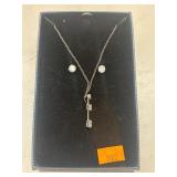 Jewelry- Necklace & Earrings - marked 925