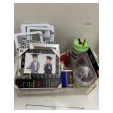 Plastic License Plate Decor, Cups, misc