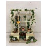 Miniature garden shed display