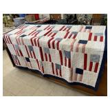 American Flag Quilt, Pet Hair