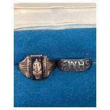Jewelry - Vintage Rings -  FWHS marked Sterling