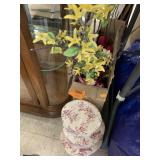 Fake Flowers and  3 Containers