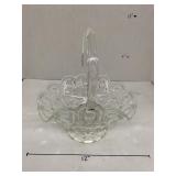 Clear Glass Basket