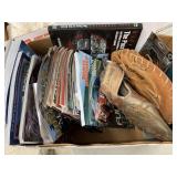Sport Magazines, Baseball Gloves, misc