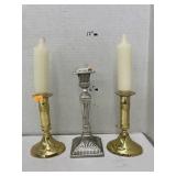 Metal candle holders