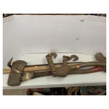 Chain Loader, Sledgehammer, Axe and Crowbar