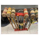Croquet Set, missing one ball