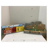 Vntg Zipees slider skates & K-tel Sno-Boats