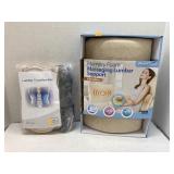 Lumbar Traction belt & massaging lumbar support
