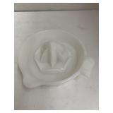Hazel Atlas Milk Glass 40s Juicer