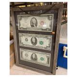 Framed Decor Money