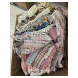 Box of approx 15cnt Woven Rugs