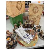 Figurines and Plate