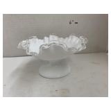 Fenton Silver Crest Dish
