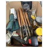 Craftsman Chisels, Drill, assorted Tools